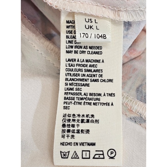 Free People Floral Ponderosa Cutout Godet Mini Dress Lace Up Back Large Boho EUC - Picture 7 of 9